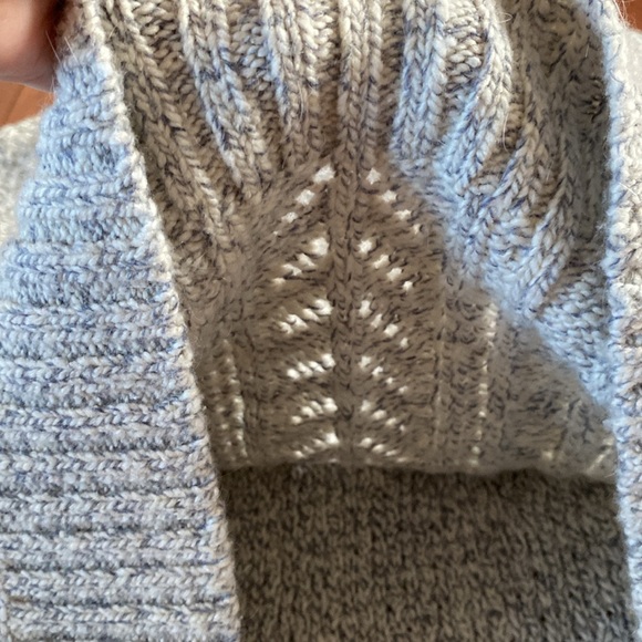 🍁Lands’ End beautiful womens medium grey very soft sweater turtleneck. - Picture 7 of 14